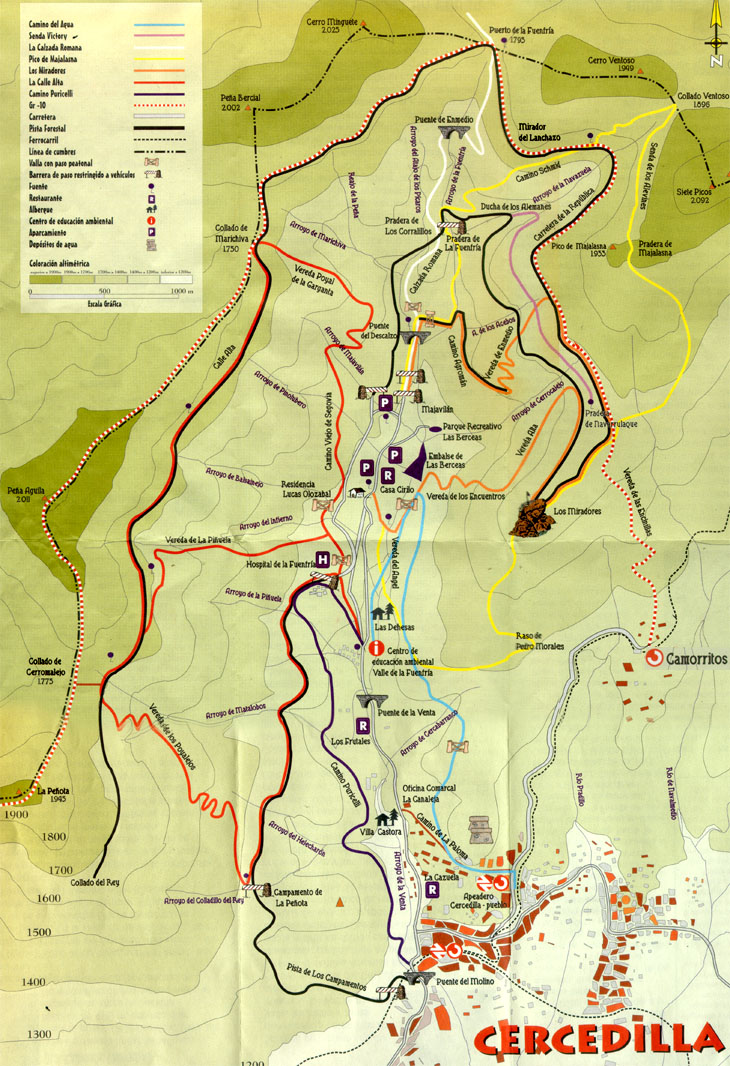 rutas en cercedilla