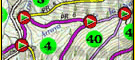 Mapa de Rutas por Cercedilla