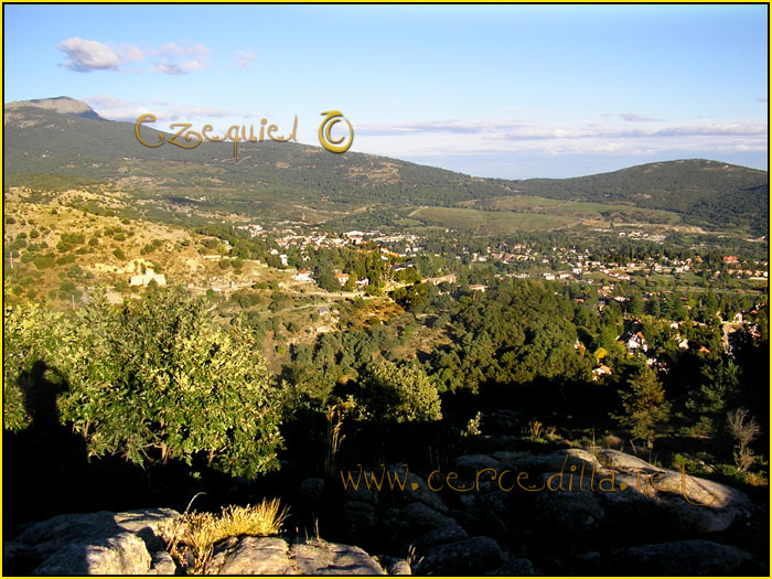 Tarjeta postal de Cercedilla del campamento 10