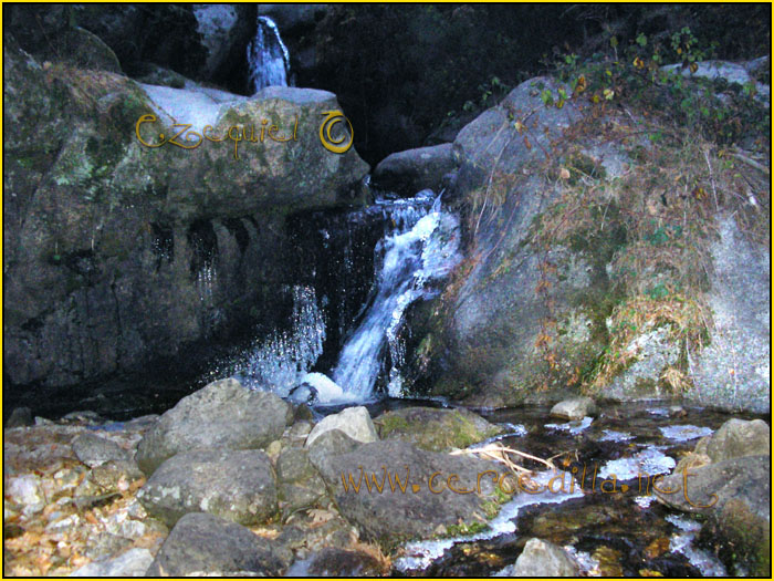 Tarjeta postal de Cercedilla el hielo 20