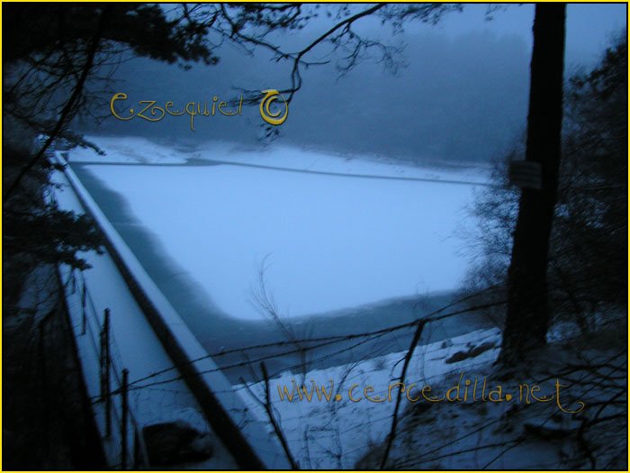 Tarjeta postal de Cercedilla pantano 05