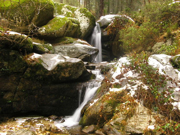 Tarjeta postal de Cercedilla  primeras nieves 01