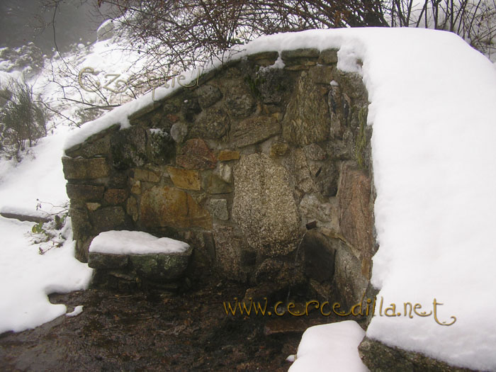 Tarjeta postal de Cercedilla  primeras nieves 04
