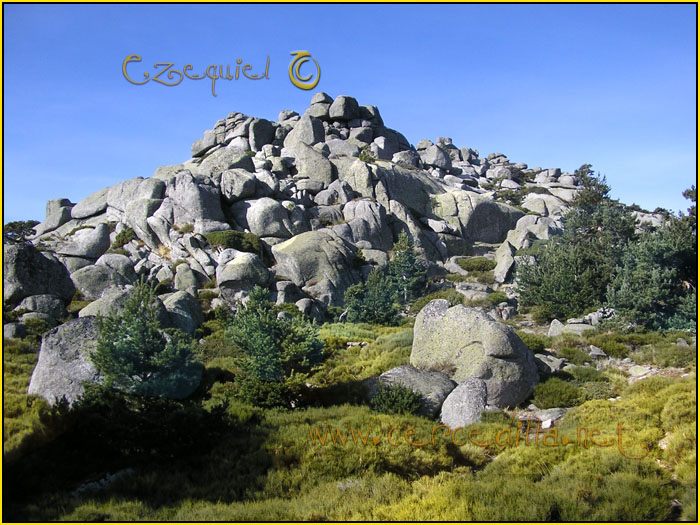 Tarjeta postal de Cercedilla Senda de los Alevines 13